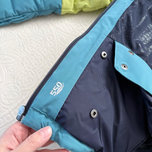 Columbia Women's Wild Card Down-Filled Winter Jacket, Voltage / Canyon Blue - Picture 6 of 7